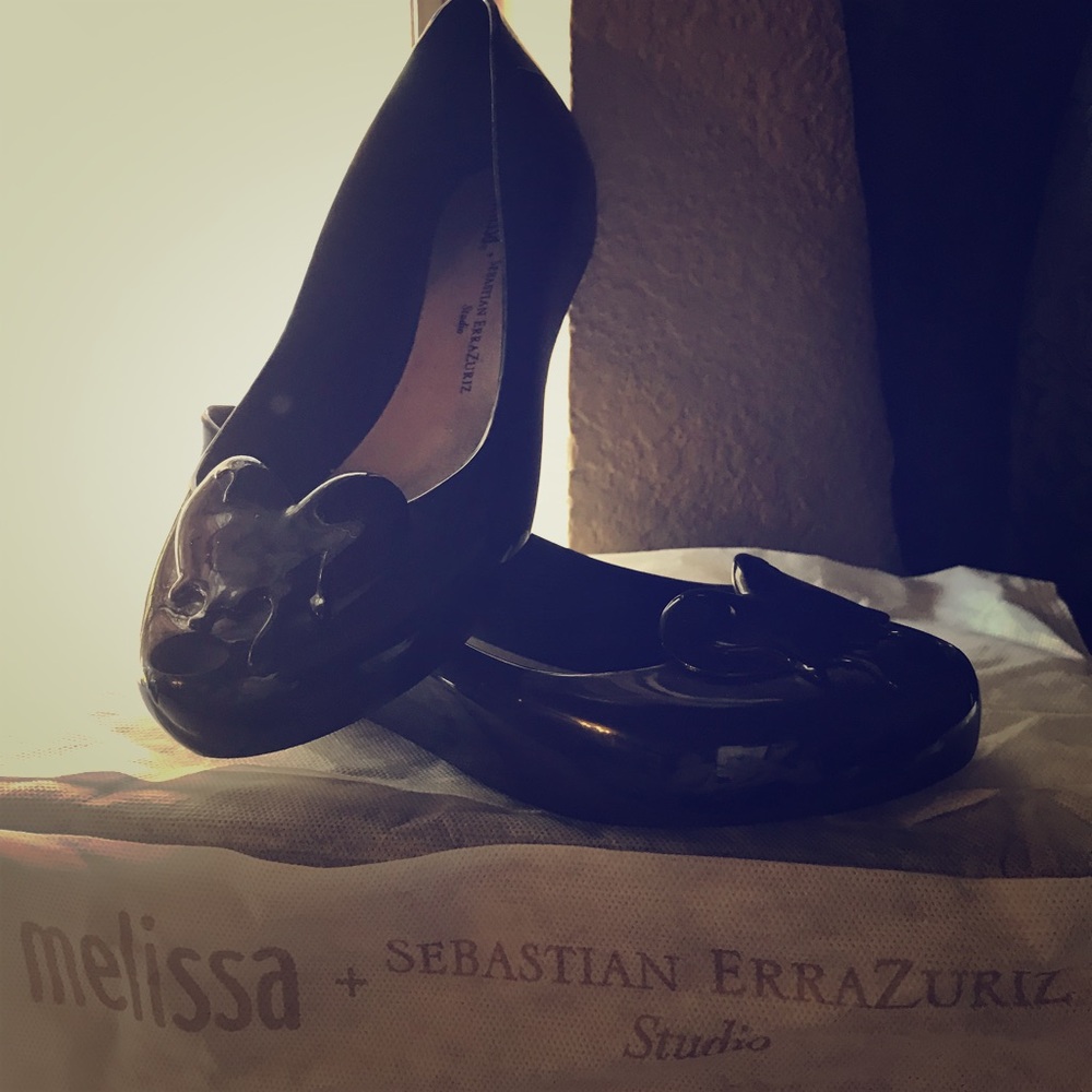 Melissa + Sebation Errazruiz Studio Black flat